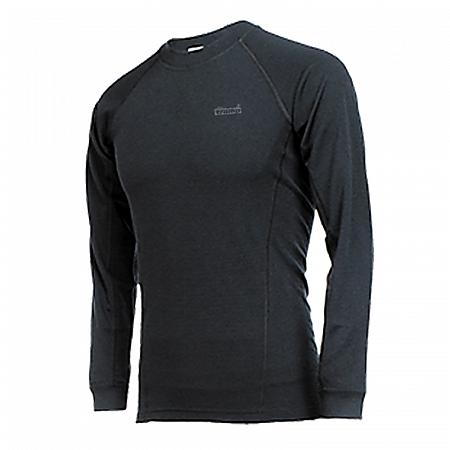 Tramp футболка с длинным рукавом мужская Fast Dry (черный) / M