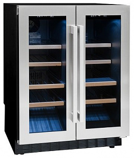 Двухзонный шкаф, Climadiff модель AVU41SXDPA