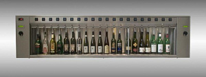 Диспенсер для розлива вина ByTheGlass Standard  на 20 бутылок (нержавеющая сталь)