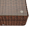 "Лунго" журнальный столик плетеный, цвет коричневый