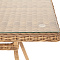 "Латте" плетеный стол из искусственного ротанга 160х90см, цвет соломенный