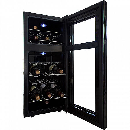 Cellar Private винный шкаф двухзонный на 21 бутылку (CP021-2T)