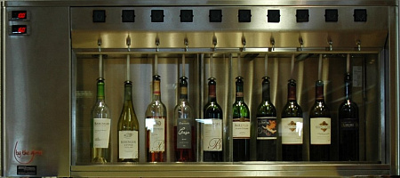 Диспенсер для розлива вина ByTheGlass Standard  на 10 бутылок (нержавеющая сталь)