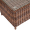 "Кон Панна" столик журнальный из искусственного ротанга, цвет коричневый