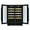 Cellar Private винный шкаф встраиваемый, двухзонный на 42 бутылки (CP042-2TB) чёрный