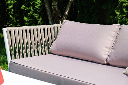 "Касабланка" диван плетенный из роупа, двухместный