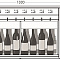 Диспенсер для розлива вина ByTheGlass Standard DS  на 2х8 бутылок (нержавеющая сталь)